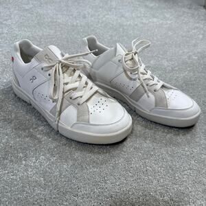 ON Roger Clubhouse Sneakers Tennis Shoes White Womens 8.5 Federer Classic 90s